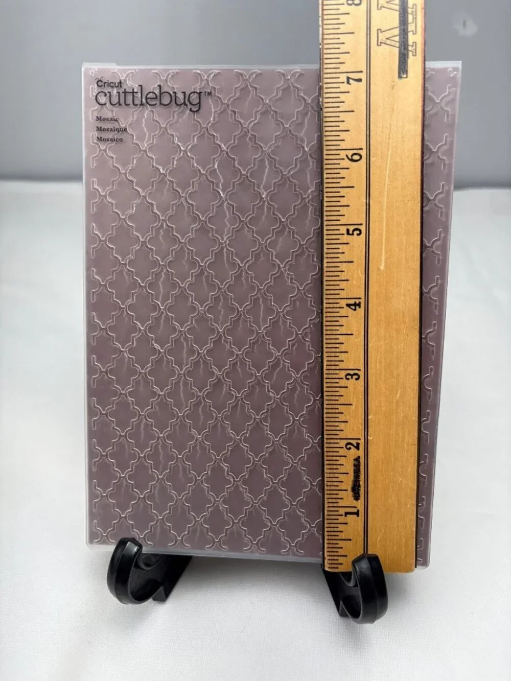 Cricut Cuttlebug Mosaic Embossing Folder DIY Crafts Cardmaking 5x7